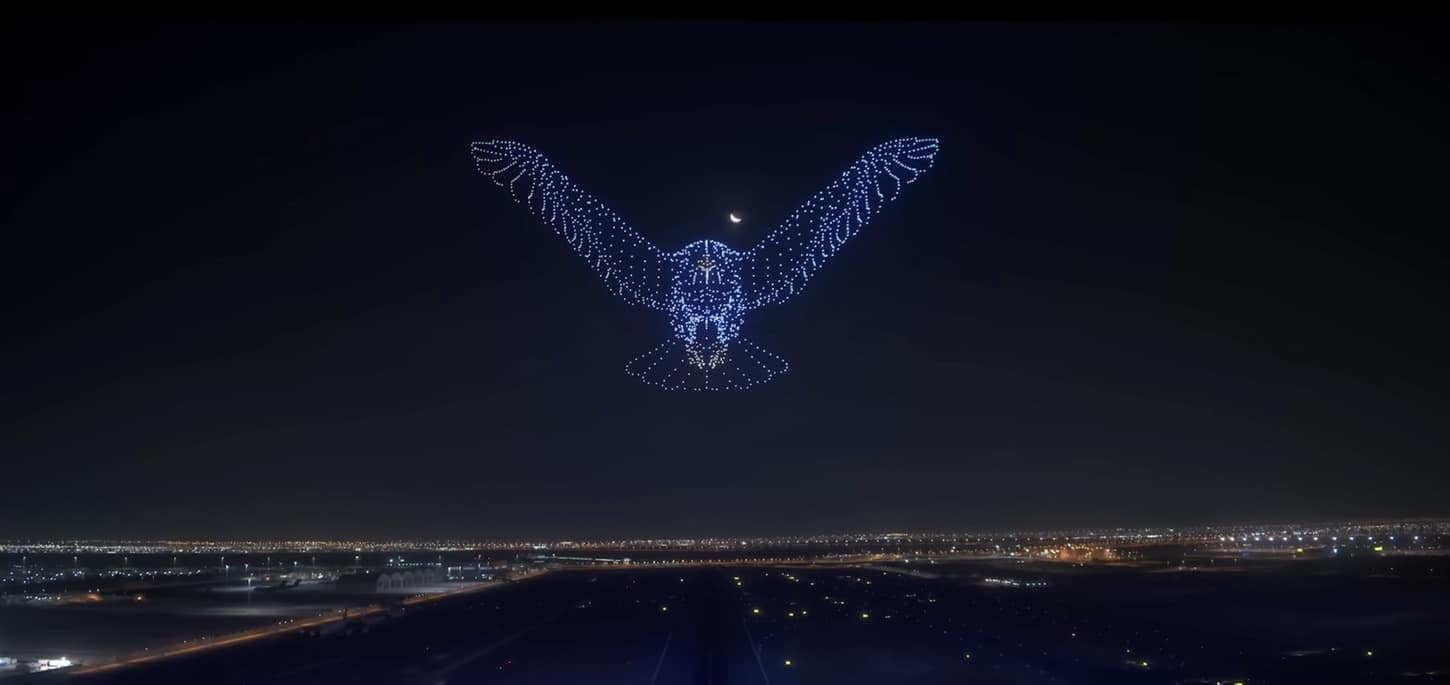 Abu Dhabi's Yas Island Hosts Mesmerising Drone Performance