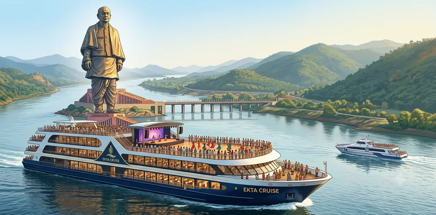 600-Passenger Luxury Cruise To Boost Tourism At Statue Of Unity