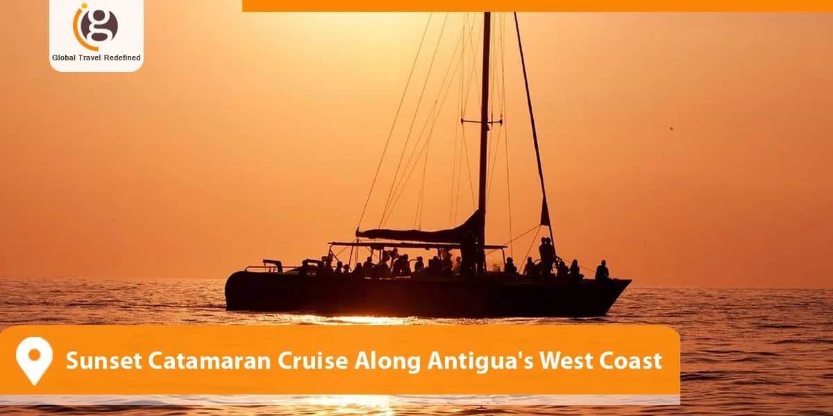 Sunset Catamaran Cruise Along Antigua's West Coast