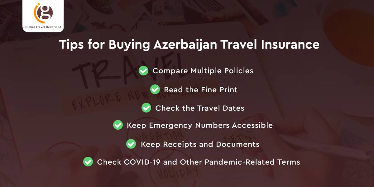 tips for buying azerbaijan travel insurance