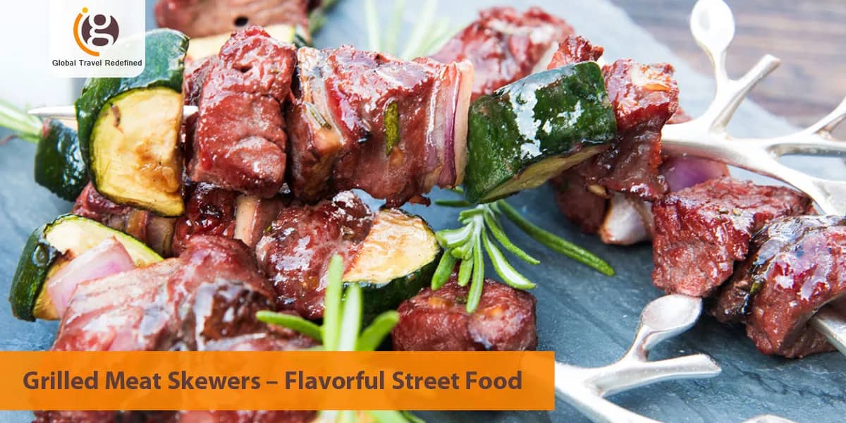 Grilled Meat Skewers – Flavorful Street Food