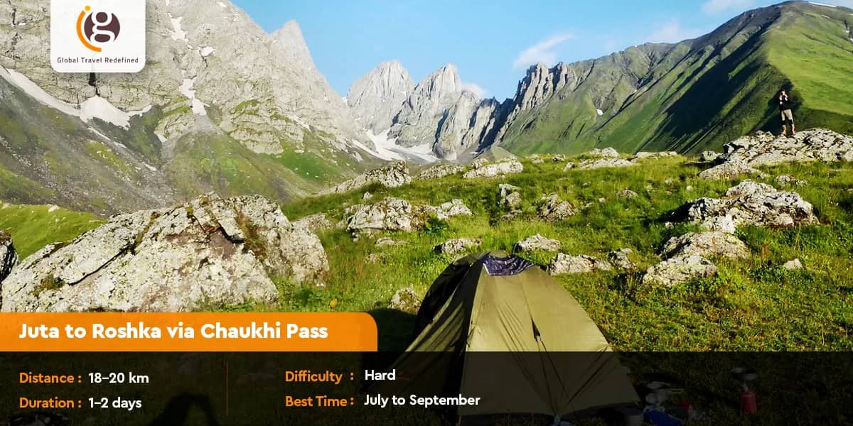 Juta to Roshka via Chaukhi Pass