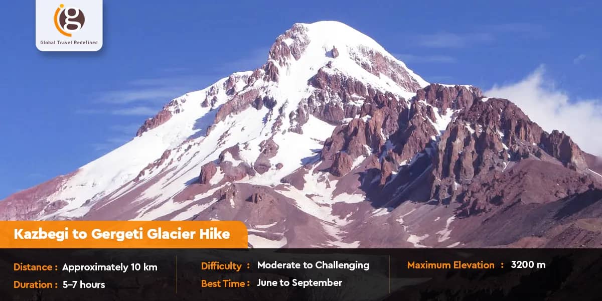 Kazbegi to Gergeti Glacier Hike