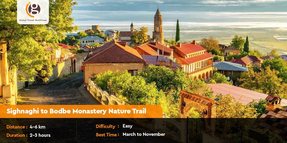 Sighnaghi to Bodbe Monastery Nature Trail