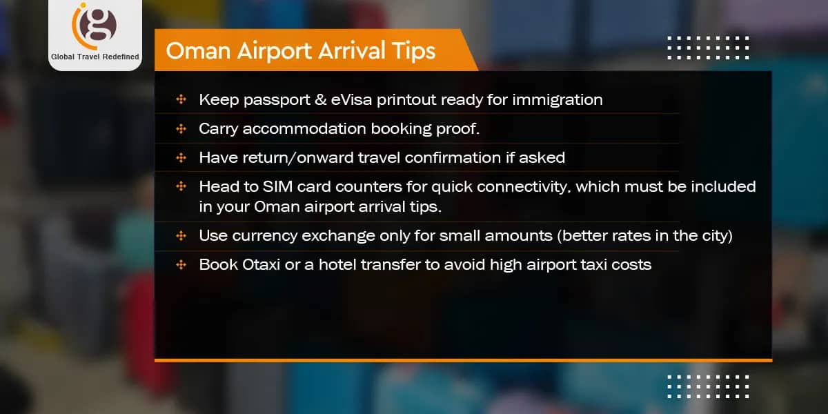 Oman Airport Arrival Tips