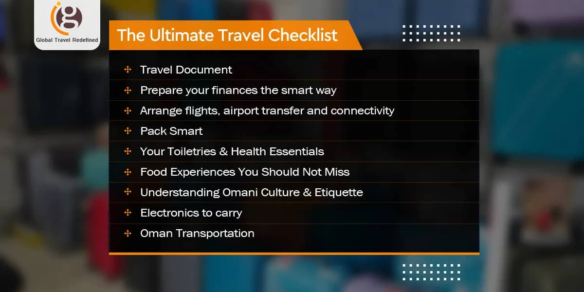 The Ultimate Travel Checklist