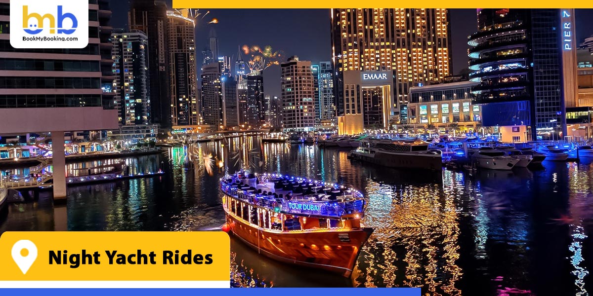 night yacht rides from bookmybooking