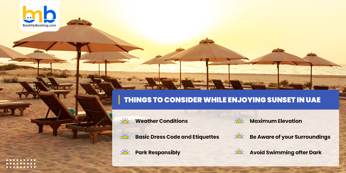 Things to consider while enjoying sunset in UAE