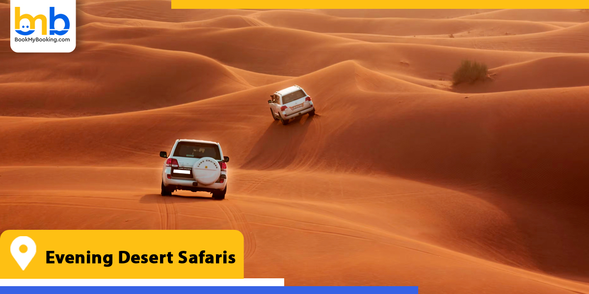 evening desert safaris from bookmybooking