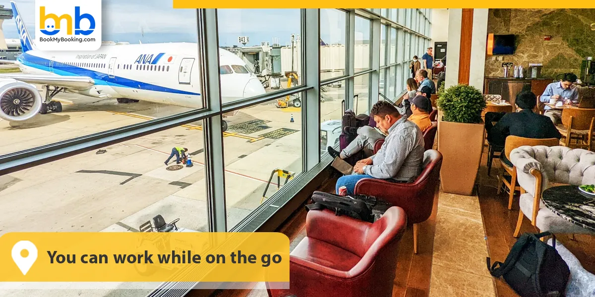 You can work while on the go