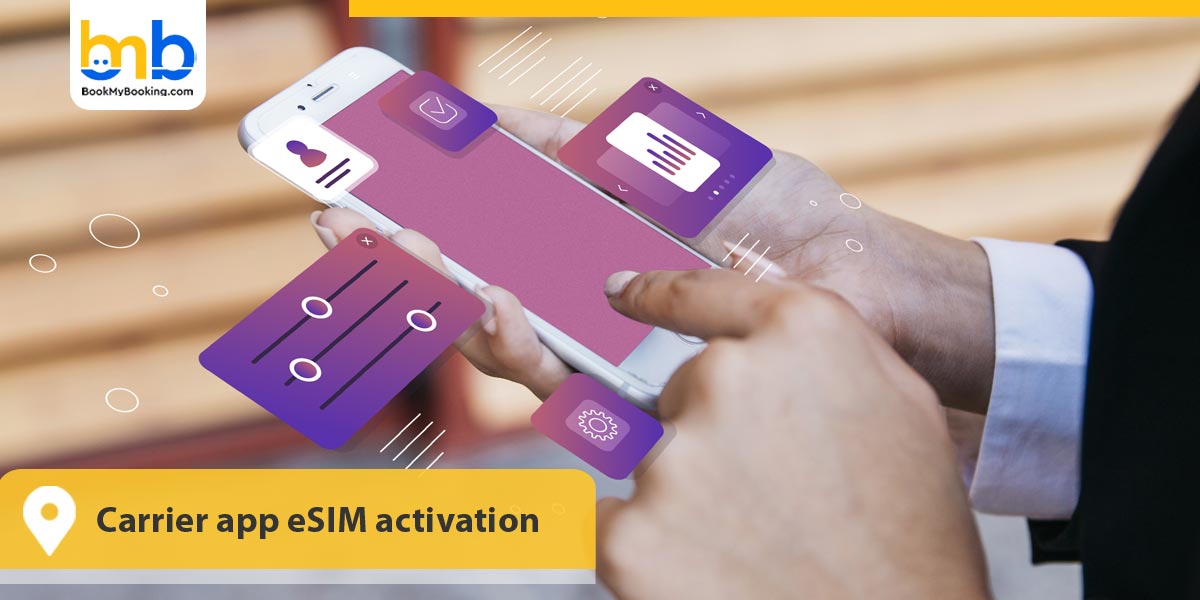 Carrier app eSIM activation