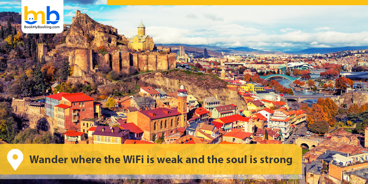 Wander where the WiFi is weak and the soul is strong