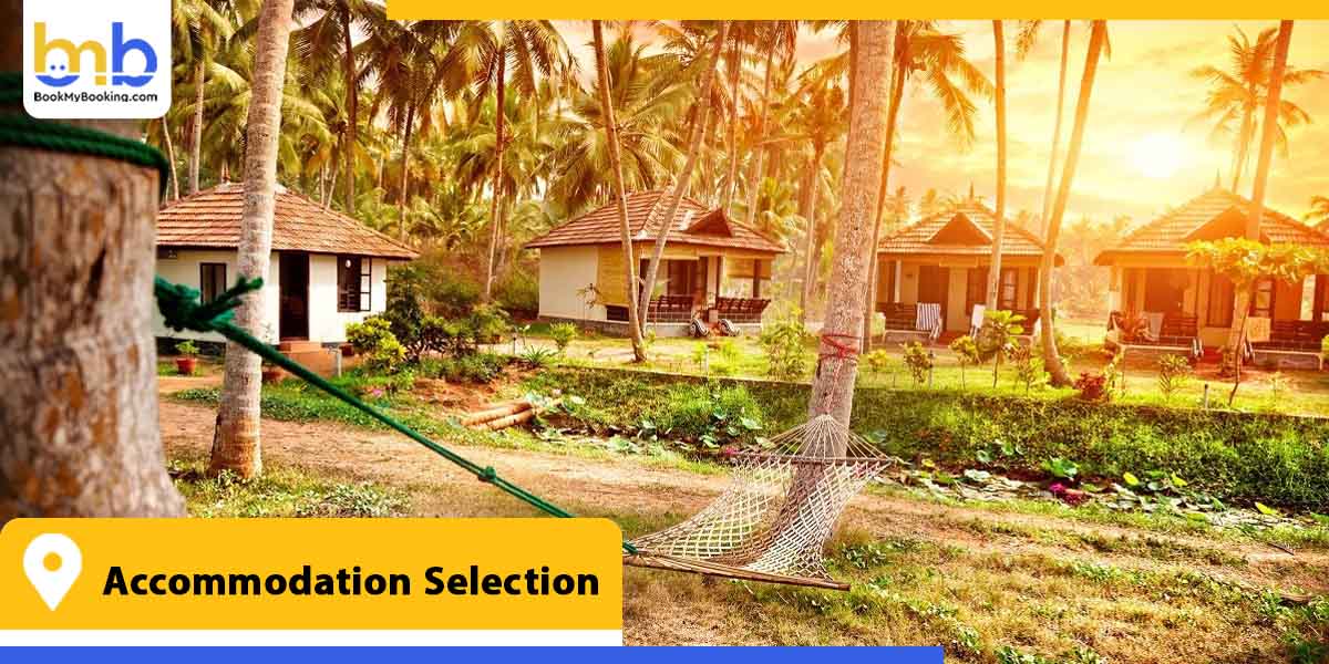 accommodation selection from bookmybooking