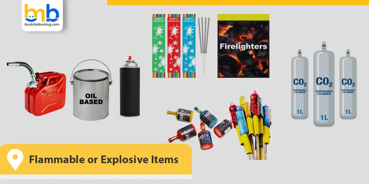 Flammable or Explosive Items