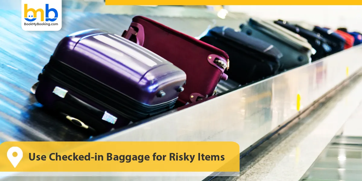 Use Checked-in Baggage for Risky Items