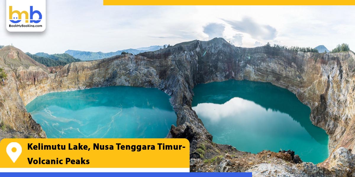 kelimutu lake nusa tenggara timur dramatic volcanic peaks from bookmybooking