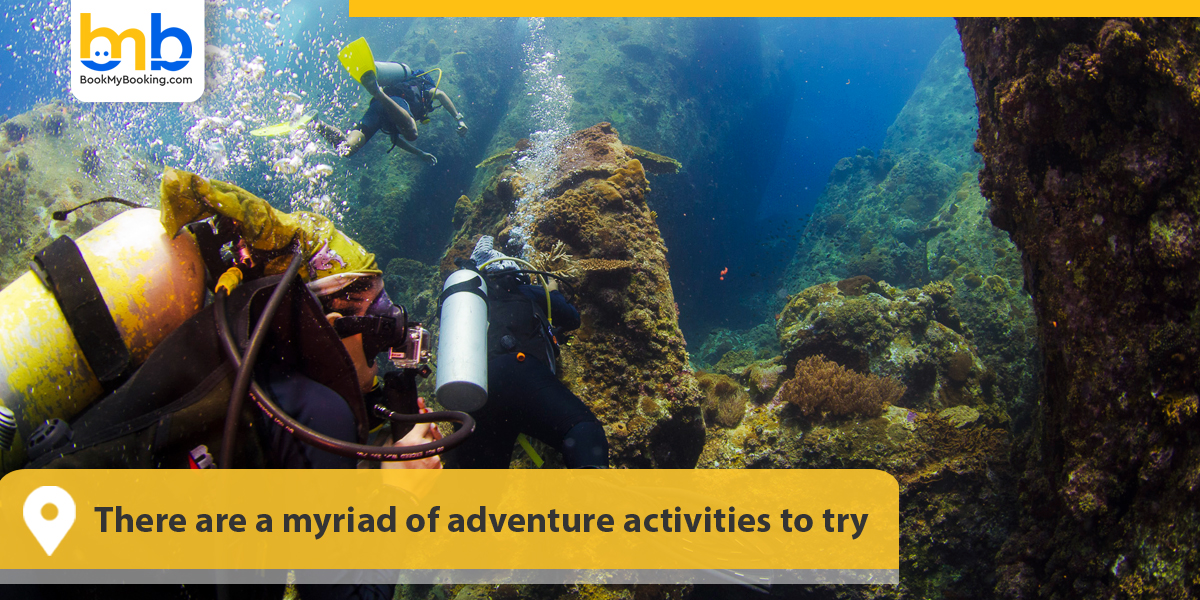 There are a myriad of adventure activities to try