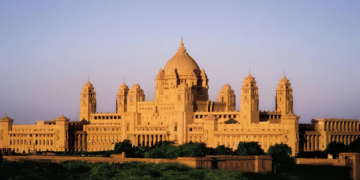 umaid bhawan palace in jodhpur india