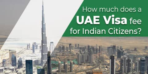 How much does UAE Visa fee for Indian Citizens